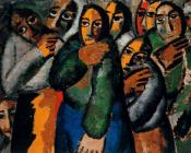 卡兹米尔 马列维奇 : Peasant Women In Church